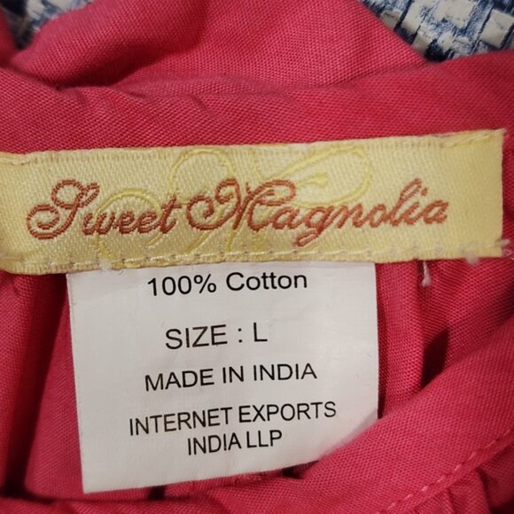 Magnolia Sweet Pink Cotton Dress - Picture 2 of 3
